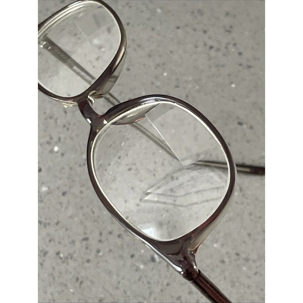 Gramercy Grey Crystal 51-18-140 Plastic Eyeglasses Frames ONLY full rim oval
